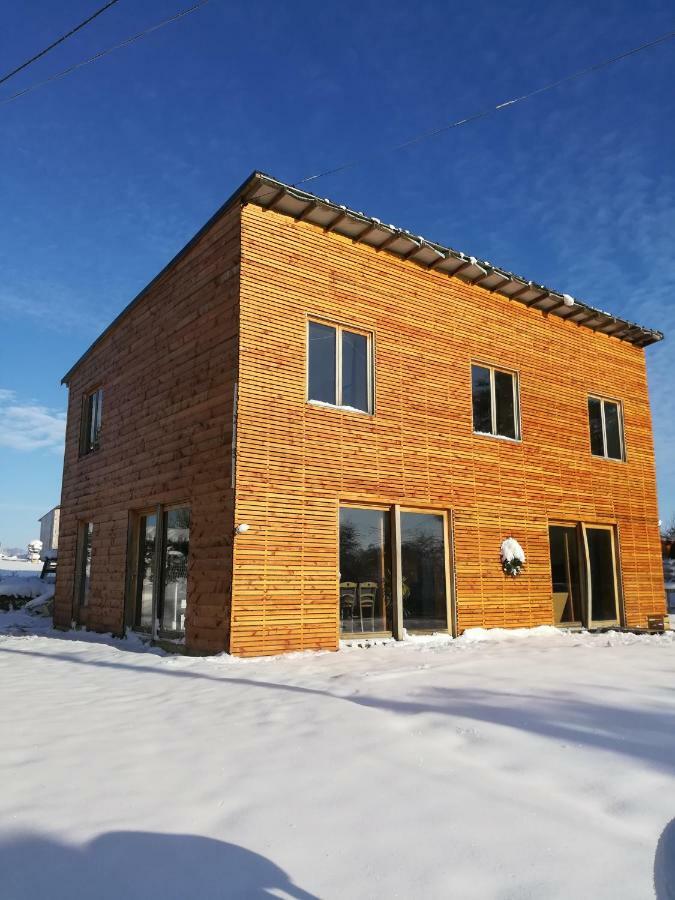 Maison Ecologique En Paille La Chapelle-Enchérie Buitenkant foto