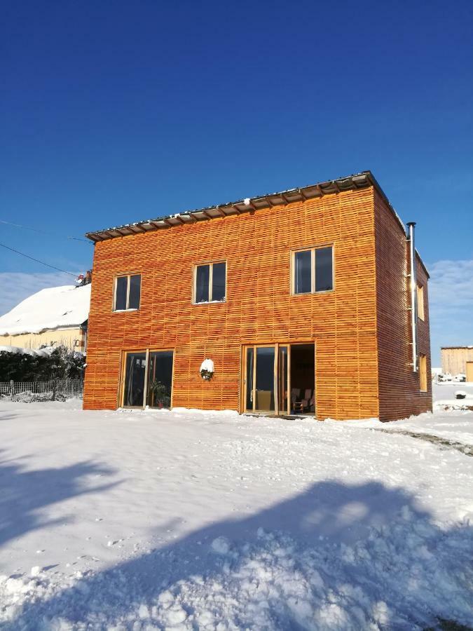 Maison Ecologique En Paille La Chapelle-Enchérie Buitenkant foto